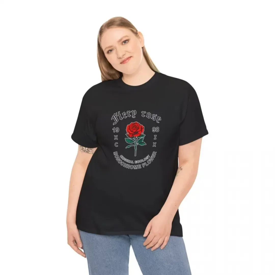 Unisex Bisiklet Yaka Baskılı T-Shirt - Siyah - 102360 Unisex Bisiklet Yaka Baskılı T-Shirt - Siyah - 102360