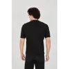 Unisex Jakar Kumaş Slim Fit T-Shirt - Siyah - 102715 Unisex Jakar Kumaş Slim Fit T-Shirt - Siyah - 102715