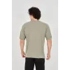 Unisex Jakar Kumaş Rahat Kol T-Shirt - Açık Yeşil - 102721 Unisex Jakar Kumaş Rahat Kol T-Shirt - Açık Yeşil - 102721