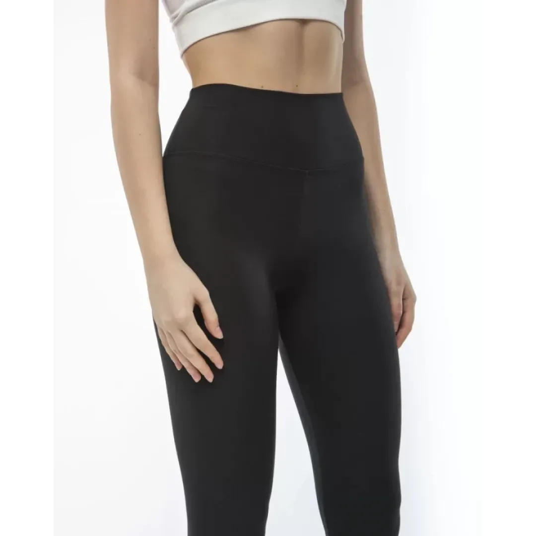 Yüksek Bel Sporcu Düz Tayt - Siyah - 104360 Yüksek Bel Sporcu Düz Tayt - Siyah - 104360