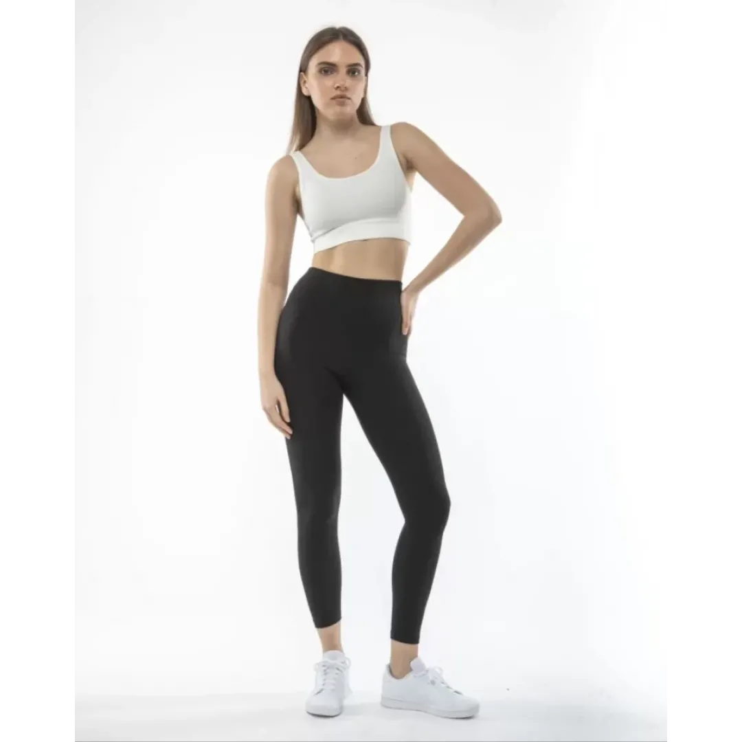 Yüksek Bel Sporcu Düz Tayt - Siyah - 104360 Yüksek Bel Sporcu Düz Tayt - Siyah - 104360