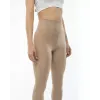 Yüksek Bel Sporcu Düz Tayt - Bej - 104361 Yüksek Bel Sporcu Düz Tayt - Bej - 104361