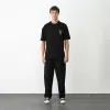 Unisex Bisiklet Yaka Baskılı Oversize T-Shirt - Siyah - 104383 Unisex Bisiklet Yaka Baskılı Oversize T-Shirt - Siyah - 104383