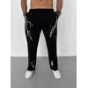 Unisex Dijital Baskılı Eşofman Altı - Siyah - 104388 Unisex Dijital Baskılı Eşofman Altı - Siyah - 104388