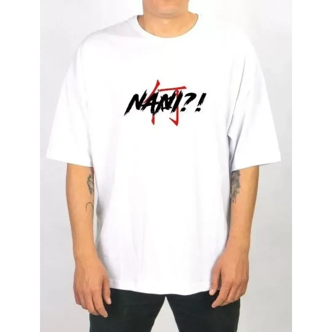 Unisex Bisiklet Yaka Baskılı Oversize T-Shirt - Beyaz - 104401 Unisex Bisiklet Yaka Baskılı Oversize T-Shirt - Beyaz - 104401