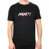Unisex Bisiklet Yaka Baskılı Oversize T-Shirt - Siyah - 104402 Unisex Bisiklet Yaka Baskılı Oversize T-Shirt - Siyah - 104402