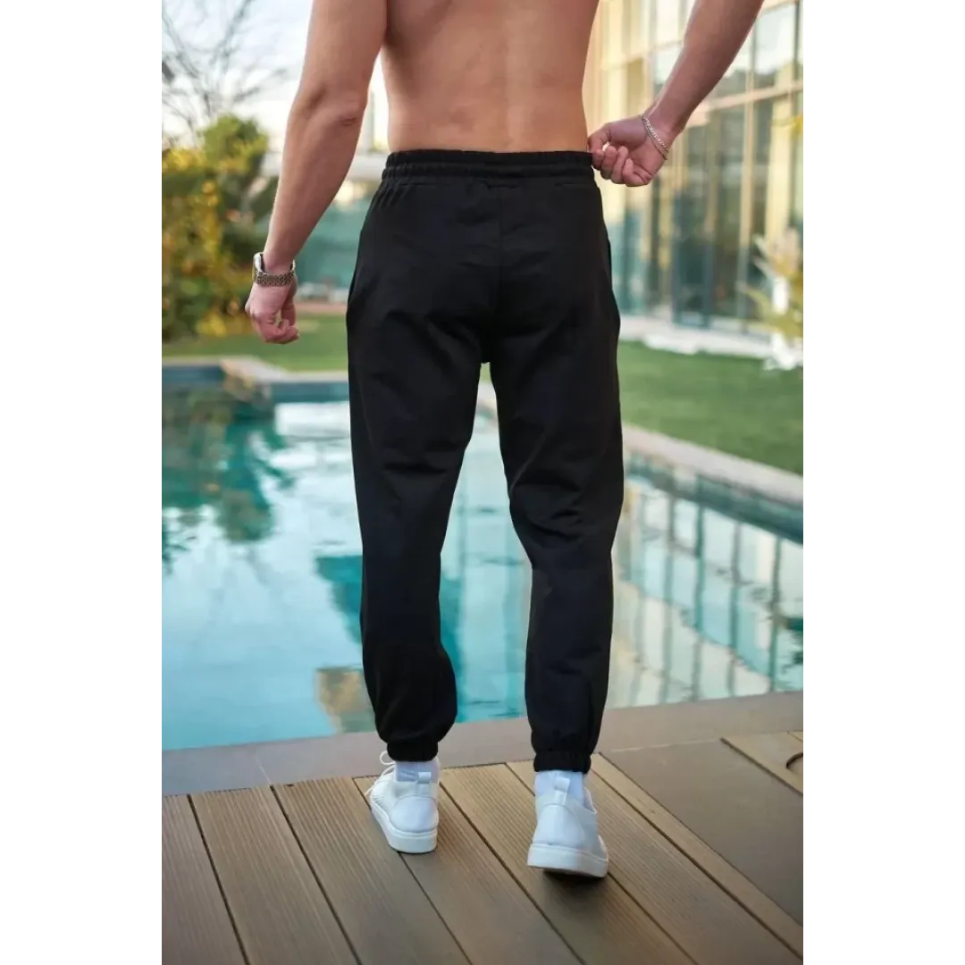 Unisex Basic Eşofman Altı - Siyah - 104558 Unisex Basic Eşofman Altı - Siyah - 104558