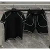 Unisex Karoyaka Dikişli Şortlu Takım - Siyah - 105162 Unisex Karoyaka Dikişli Şortlu Takım - Siyah - 105162