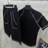 Unisex Karoyaka Dikişli Şortlu Takım - Siyah - 105162 Unisex Karoyaka Dikişli Şortlu Takım - Siyah - 105162