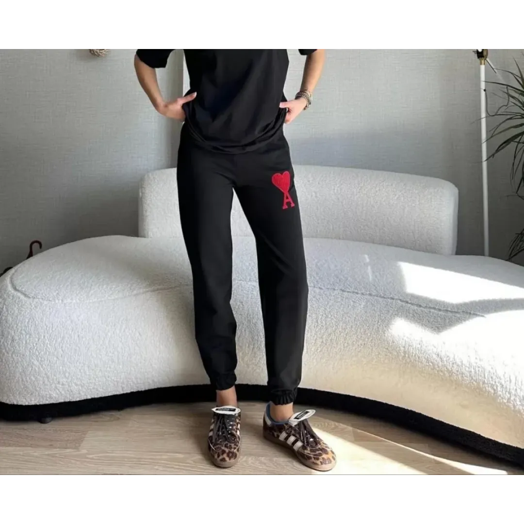 Unisex İki İplik Baskılı Oversize Eşofman Altı - Siyah - 109783 Unisex İki İplik Baskılı Oversize Eşofman Altı - Siyah - 109783