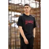 Unisex Bisiklet Yaka Baskılı Oversize T-Shirt - Siyah - 117954 Unisex Bisiklet Yaka Baskılı Oversize T-Shirt - Siyah - 117954