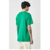 Unisex Düz Biskilet Yaka Oversize T-shirt - Yeşil - 118798 Unisex Düz Biskilet Yaka Oversize T-shirt - Yeşil - 118798