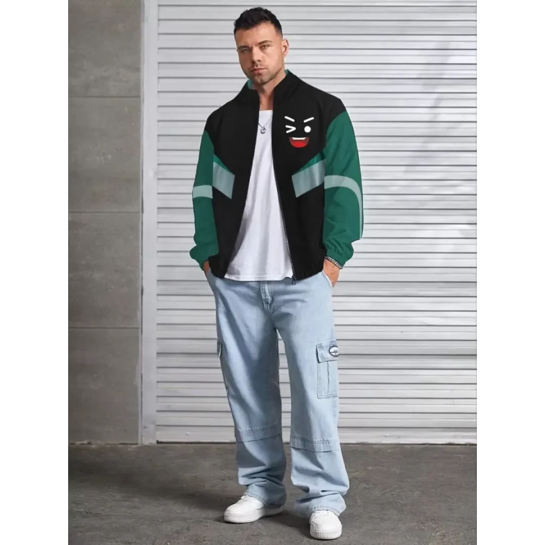 Unisex Uzun Kollu Paraşüt Kumaş Rüzgarlik - Siyah - 123957 Unisex Uzun Kollu Paraşüt Kumaş Rüzgarlik - Siyah - 123957