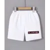 Beli Lastikli Baskılı Mini Şort - Beyaz 124161 Beli Lastikli Baskılı Mini Şort - Beyaz 124161