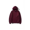 3 İplik Pamuklu Unisex Kapşonlu Sweetshirt - Bordo - 126676 3 İplik Pamuklu Unisex Kapşonlu Sweetshirt - Bordo - 126676