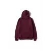 3 İplik Pamuklu Unisex Kapşonlu Sweetshirt - Bordo - 126676 3 İplik Pamuklu Unisex Kapşonlu Sweetshirt - Bordo - 126676