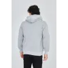 Unisex Tam Fermuarlı Kapşonlu SweatShirt - Gri - 126807 Unisex Tam Fermuarlı Kapşonlu SweatShirt - Gri - 126807