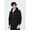 Unisex Baskılı Tam Fermuarlı Kapşonlu SweatShirt - Siyah - 127058 Unisex Baskılı Tam Fermuarlı Kapşonlu SweatShirt - Siyah - 127058