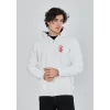 Unisex Baskılı Tam Fermuarlı Kapşonlu SweatShirt - Beyaz - 127060 Unisex Baskılı Tam Fermuarlı Kapşonlu SweatShirt - Beyaz - 127060