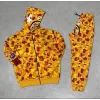 Unisex Pubg Bape X Shark Eşofman Takımı - Sarı - 128061 Unisex Pubg Bape X Shark Eşofman Takımı - Sarı - 128061