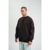 POLIZEI Premium Kalite Bisiklet Yaka Yıkamalı SweatShirt - Kahverengi - 129404 POLIZEI Premium Kalite Bisiklet Yaka Yıkamalı SweatShirt - Kahverengi - 129404