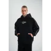 POLIZEI Premium Kalite Unisex Kapşonlu Ara Biyeli SweatShirt - Siyah - 129405 POLIZEI Premium Kalite Unisex Kapşonlu Ara Biyeli SweatShirt - Siyah - 129405