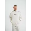 POLIZEI Premium Kalite Unisex Kapşonlu Ara Biyeli SweatShirt - Beyaz - 129421 POLIZEI Premium Kalite Unisex Kapşonlu Ara Biyeli SweatShirt - Beyaz - 129421