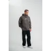 POLIZEI Premium Kalite Kapşonlu Dijital Patchli SweatShirt - Füme - 129435 POLIZEI Premium Kalite Kapşonlu Dijital Patchli SweatShirt - Füme - 129435