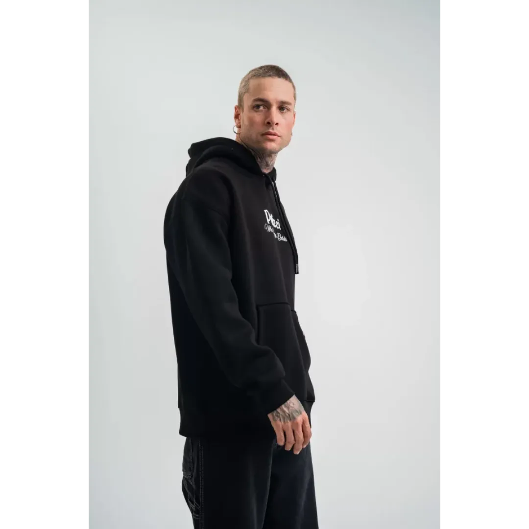 POLIZEI Premium Kalite Kapşonlu Dijital Patchli SweatShirt - Siyah - 129438 POLIZEI Premium Kalite Kapşonlu Dijital Patchli SweatShirt - Siyah - 129438