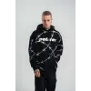 POLIZEI Premium Kalite Kapşonlu Varak Ve Pano Baskılı SweatShirt - Siyah - 129631 POLIZEI Premium Kalite Kapşonlu Varak Ve Pano Baskılı SweatShirt - Siyah - 129631