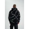 POLIZEI Premium Kalite Kapşonlu Varak Ve Pano Baskılı SweatShirt - Siyah - 129631 POLIZEI Premium Kalite Kapşonlu Varak Ve Pano Baskılı SweatShirt - Siyah - 129631