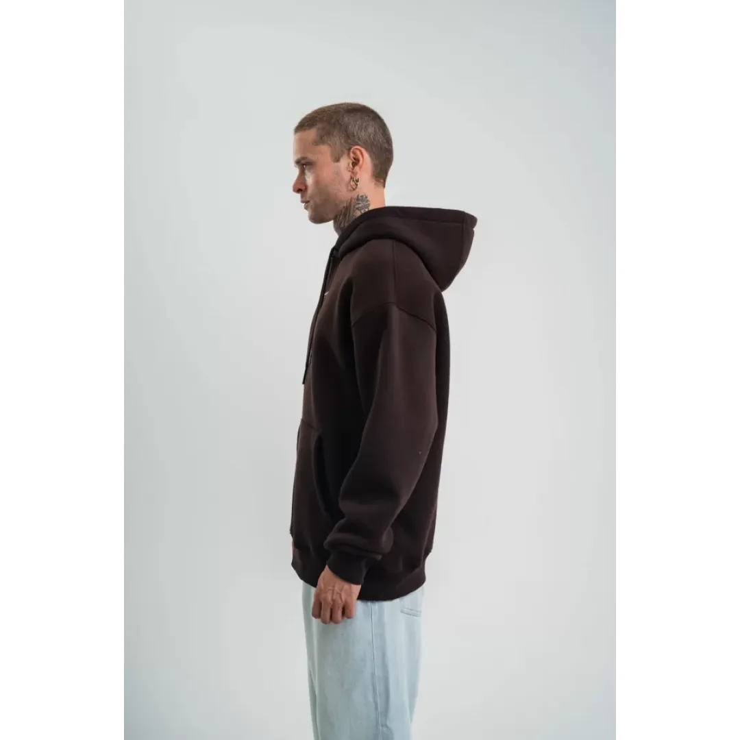 POLIZEI Premium Kalite Unisex Kapşonlu Dijital Patchli SweatShirt - Kahve - 129632 POLIZEI Premium Kalite Unisex Kapşonlu Dijital Patchli SweatShirt - Kahve - 129632