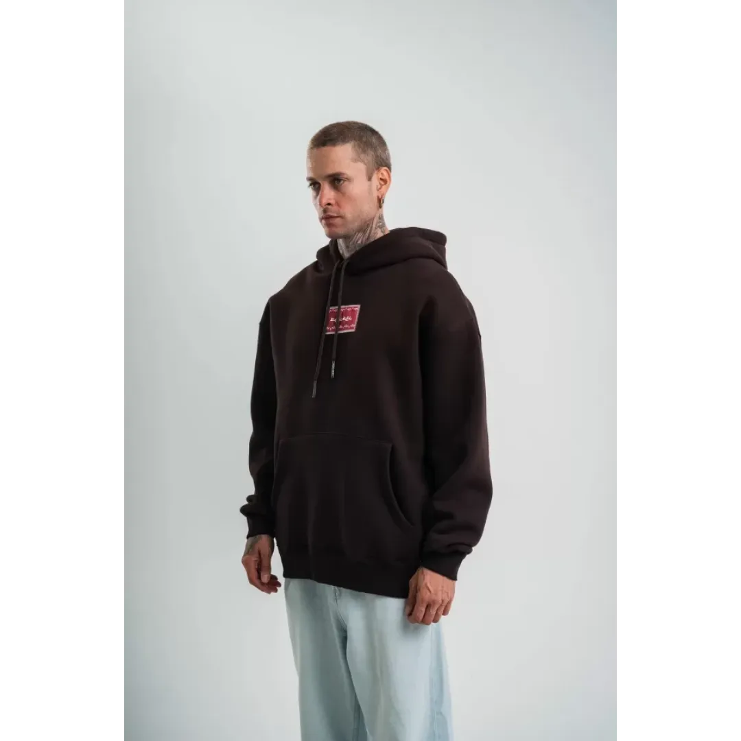 POLIZEI Premium Kalite Unisex Kapşonlu Dijital Patchli SweatShirt - Kahve - 129632 POLIZEI Premium Kalite Unisex Kapşonlu Dijital Patchli SweatShirt - Kahve - 129632