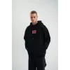 POLIZEI Premium Kalite Unisex Kapşonlu Dijital Patchli SweatShirt - Siyah - 129633 POLIZEI Premium Kalite Unisex Kapşonlu Dijital Patchli SweatShirt - Siyah - 129633