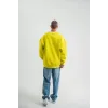 Geniş V Yaka Kol Ribana Detaylı SweatShirt - Sarı - 129656 Geniş V Yaka Kol Ribana Detaylı SweatShirt - Sarı - 129656