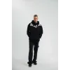 Unisex Uzun Kol Bisiklet Yaka Yıkamalı SweatShirt - Siyah - 129759 Unisex Uzun Kol Bisiklet Yaka Yıkamalı SweatShirt - Siyah - 129759