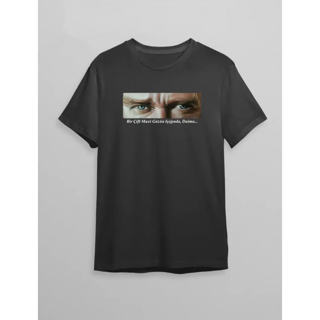 10 Kasım Unisex Atatürk Baskılı T-shirt - Siyah - 130186 10 Kasım Unisex Atatürk Baskılı T-shirt - Siyah - 130186