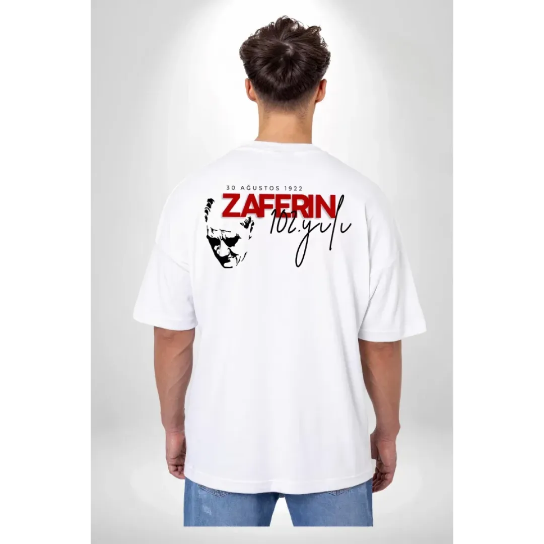 30 Ağustos Baskılı T-shirt - Beyaz - 130194 30 Ağustos Baskılı T-shirt - Beyaz - 130194