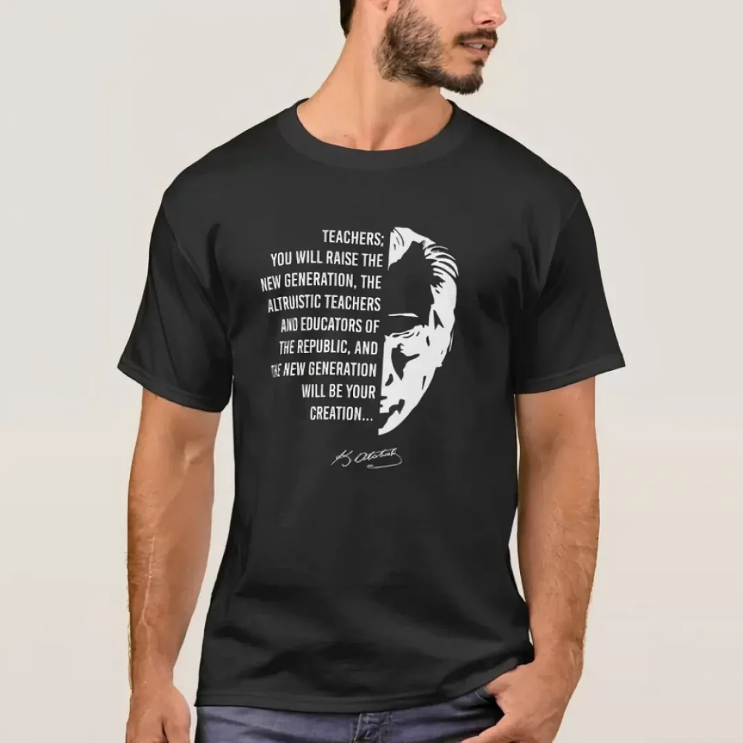 24 Kasım Öğretmenler Günü Baskılı T-shirt - Siyah - 130203 24 Kasım Öğretmenler Günü Baskılı T-shirt - Siyah - 130203
