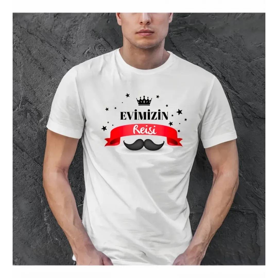 Babalar Günü Baskılı T-shirt - Beyaz - 130208 Babalar Günü Baskılı T-shirt - Beyaz - 130208