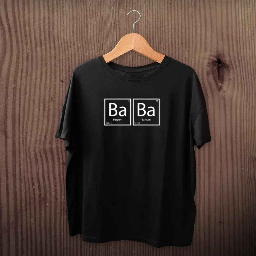 Babalar Günü Baskılı T-shirt - Siyah - 130209 Babalar Günü Baskılı T-shirt - Siyah - 130209