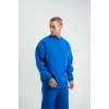Uzun Kol Bisiklet Yaka Basic SweatShirt - Mavi - 130428 Uzun Kol Bisiklet Yaka Basic SweatShirt - Mavi - 130428