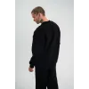 Uzun Kol Bisiklet Yaka Basic SweatShirt - Siyah - 130430 Uzun Kol Bisiklet Yaka Basic SweatShirt - Siyah - 130430