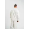 Uzun Kol Bisiklet Yaka Basic SweatShirt - Beyaz - 130431 Uzun Kol Bisiklet Yaka Basic SweatShirt - Beyaz - 130431