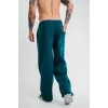 Unisex Boru Paça Baggy Eşofman Pantalon - Koyu Deniz Yeşili - 130452 Unisex Boru Paça Baggy Eşofman Pantalon - Koyu Deniz Yeşili - 130452
