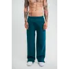 Unisex Boru Paça Baggy Eşofman Pantalon - Koyu Deniz Yeşili - 130452 Unisex Boru Paça Baggy Eşofman Pantalon - Koyu Deniz Yeşili - 130452
