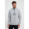 Oversize Yarım Farmuarlı Yakalı Özel Tasarım Basic SweatShirt - Gri 130753 Oversize Yarım Farmuarlı Yakalı Özel Tasarım Basic SweatShirt - Gri 130753