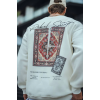 Uzun Kol Bisiklet Yaka Baskılı SweatShirt - Beyaz 130905 Uzun Kol Bisiklet Yaka Baskılı SweatShirt - Beyaz 130905
