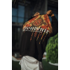 Oversize Bisiklet Yaka Baskılı SweatShirt - Siyah 131077 Oversize Bisiklet Yaka Baskılı SweatShirt - Siyah 131077