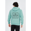 Unisex Tam Fermuarlı Kapşonlu Özel Tasarım SweatShirt - Mint Yeşili - 131225 Unisex Tam Fermuarlı Kapşonlu Özel Tasarım SweatShirt - Mint Yeşili - 131225